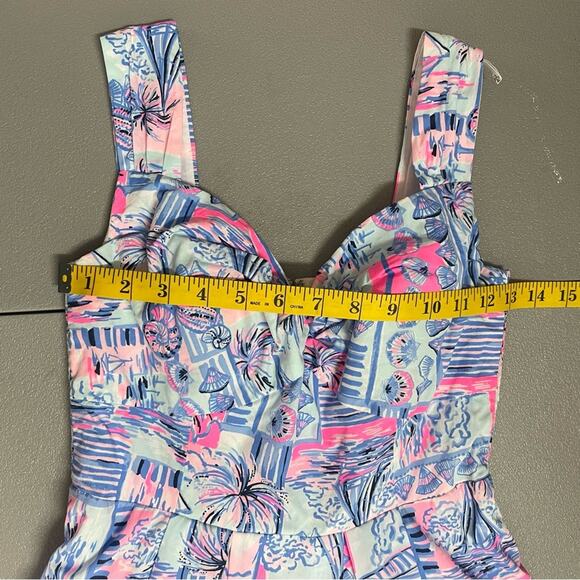Lily Pulitzer Cyndi Whisper Blue Yeah Buoy mini dress size 00 - Picture 15 of 16